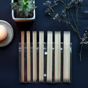 Knit Pro Bamboo dpn set - 15cm