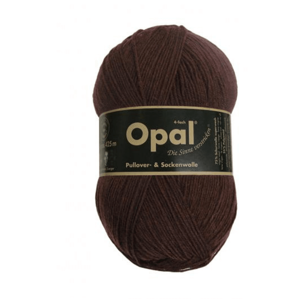 Opal 4ply Sock Yarn - Dark Brown 5192