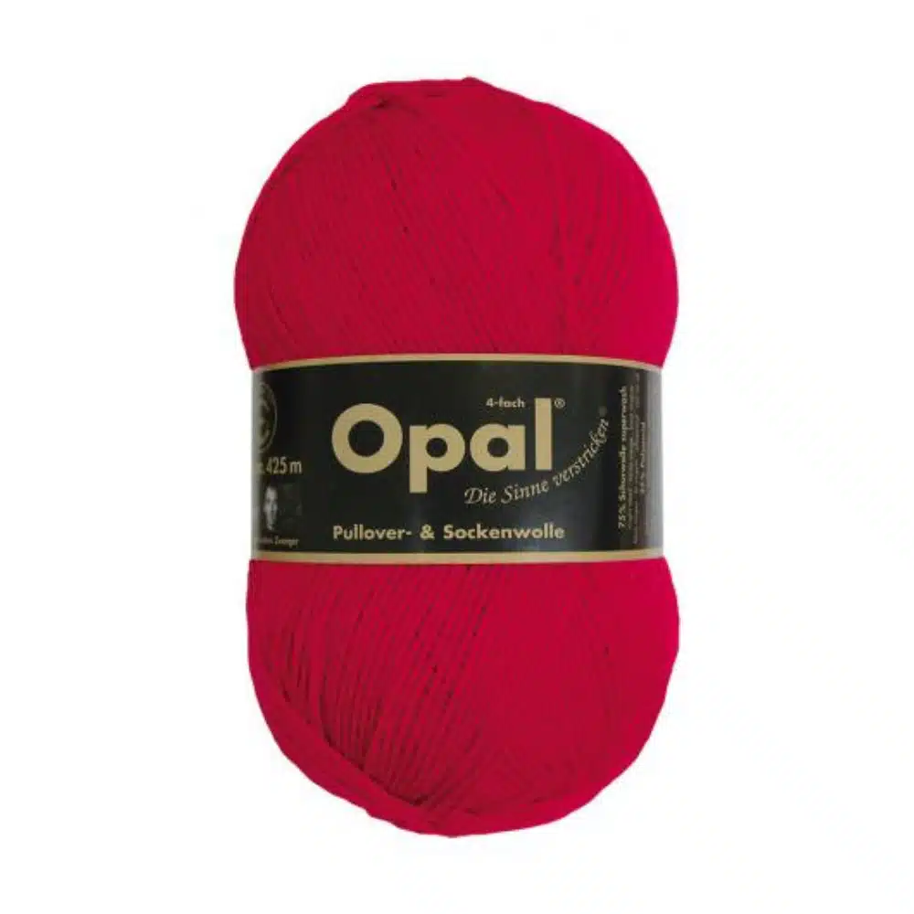 Opal 4ply Sock Yarn - Red 5180