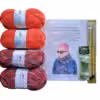 Sitting Knitting kits - garter stitch scarf - deluxe