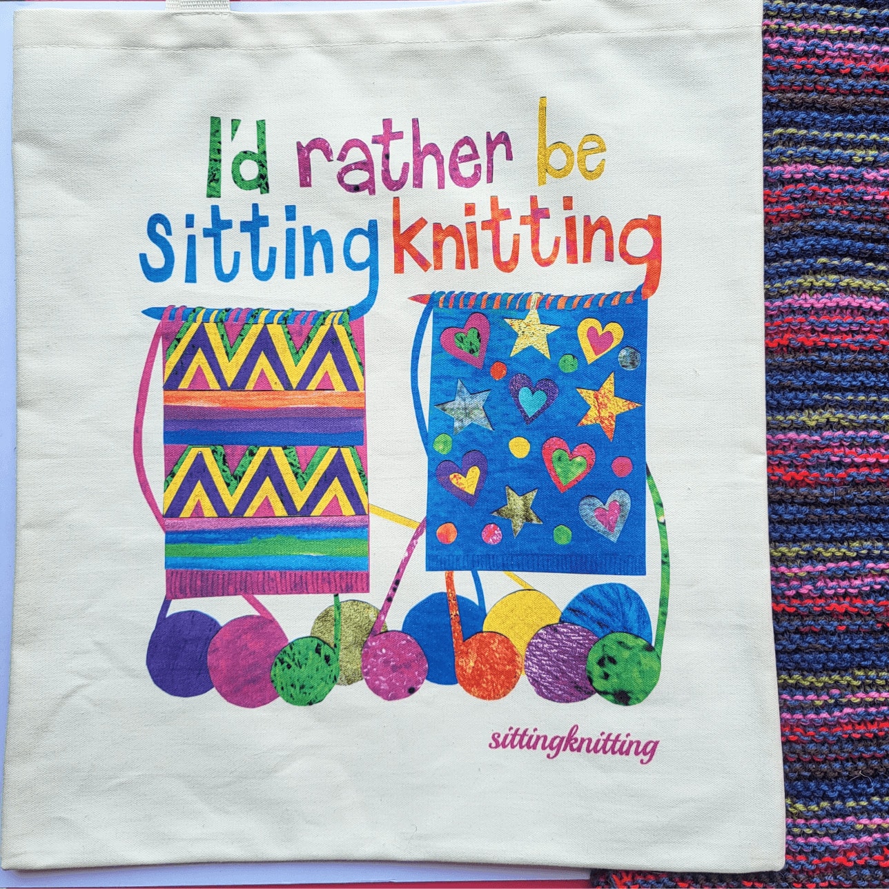 Sitting Knitting kits - garter stitch scarf - ultimate kit