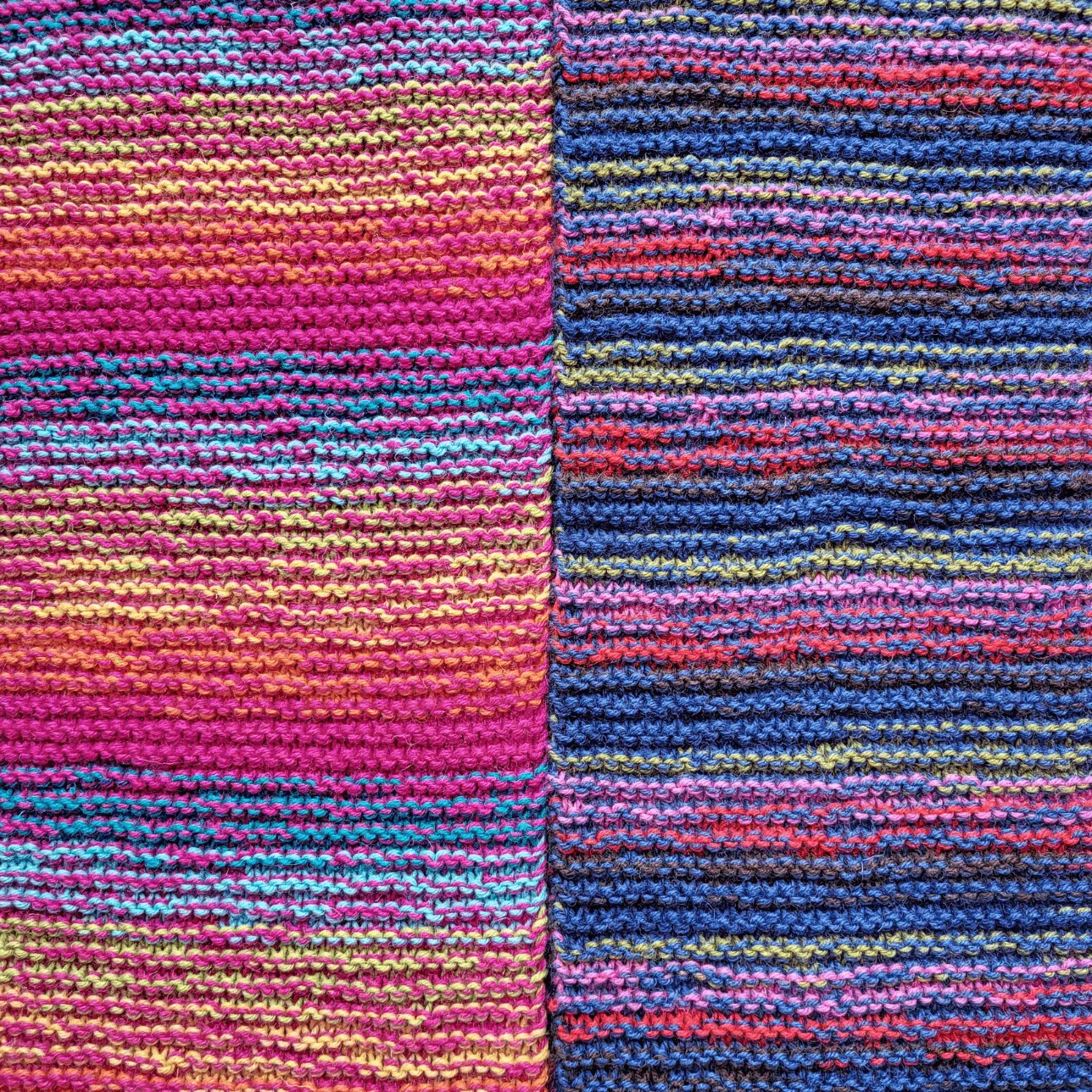 Sitting Knitting kits - garter stitch scarf