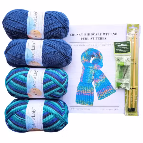Sitting Knitting - Falling Leaves Wrap Kit - Deluxe