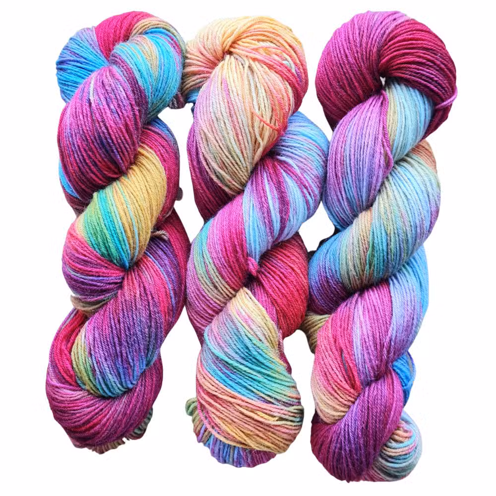 Dyed and Gone to Heaven hand dyed sock yarn - Sidney
