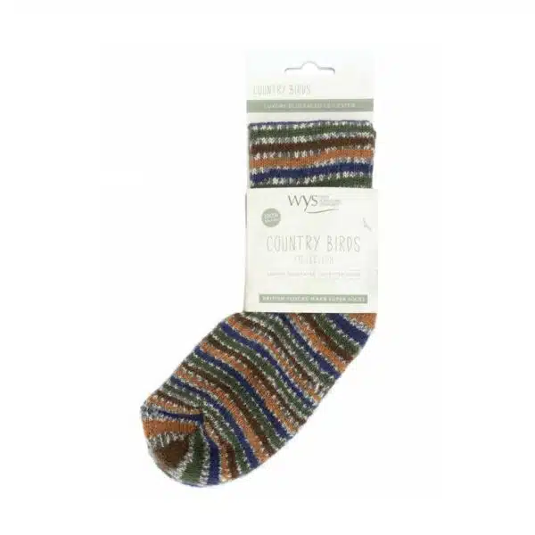 West Yorkshire Spinners Luxury Socks - Country Birds - Mallard