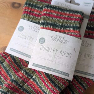 West Yorkshire Spinners Luxury Socks - Holly Berry