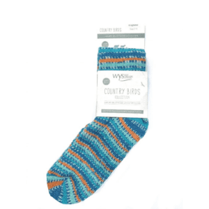 West Yorkshire Spinners Luxury Socks - Country Birds - Kingfisher