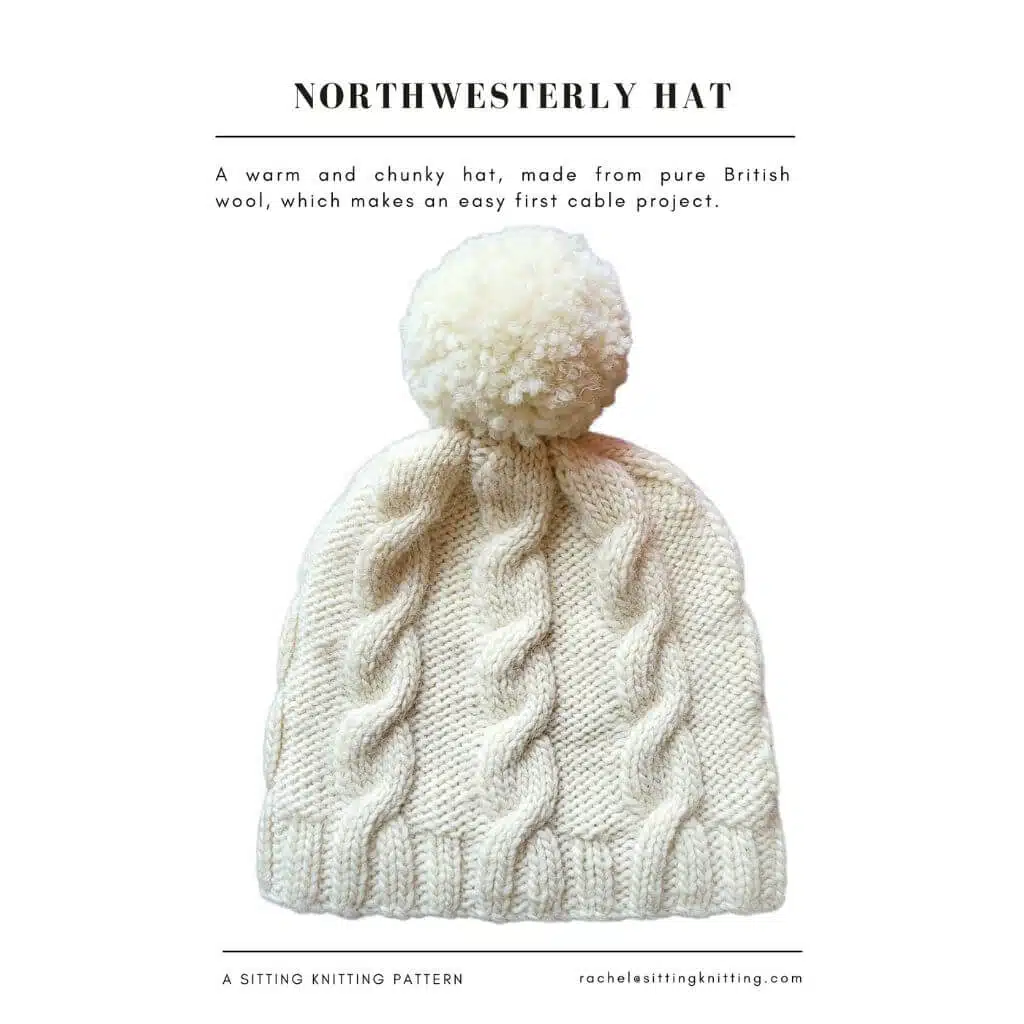 Sitting Knitting Patterns - Northwesterly Hat (Bundle Pattern)