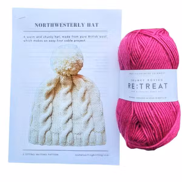 Sitting Knitting Knitting Kit - Northwesterly Hat Kit