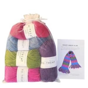 Sitting Knitting - Poison Arrow Scarf - Standard Kit
