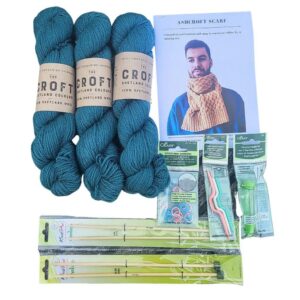 Sitting Knitting - Ashcroft Scarf Kit - Deluxe