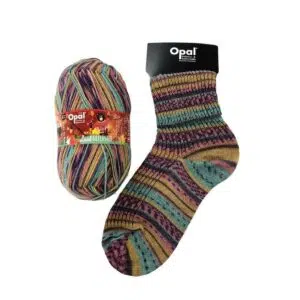 Opal - Whispering Leaves 4ply Sock Yarn - 11253 Rustling Hedgehogs