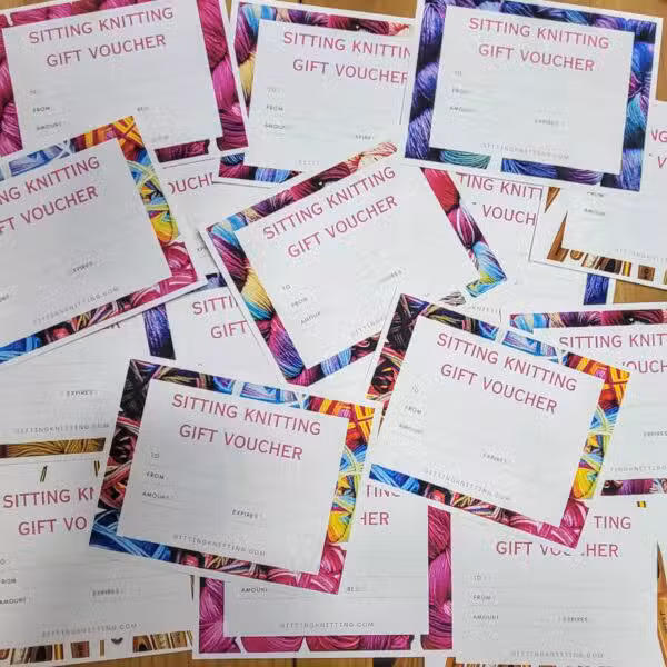 Sitting Knitting Gift Voucher