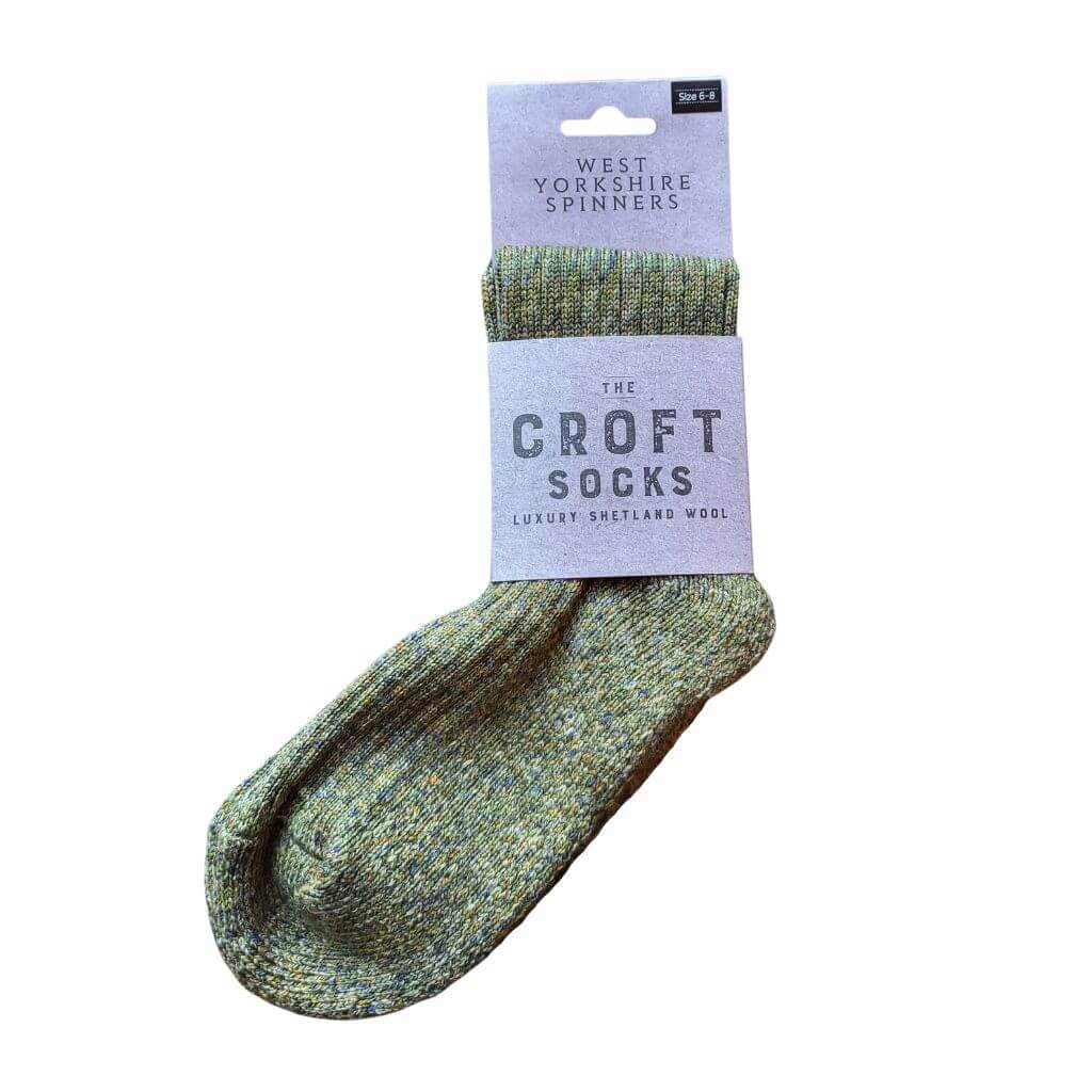 West Yorkshire Spinners Luxury Socks - Croft Aran Colours - Mossbank