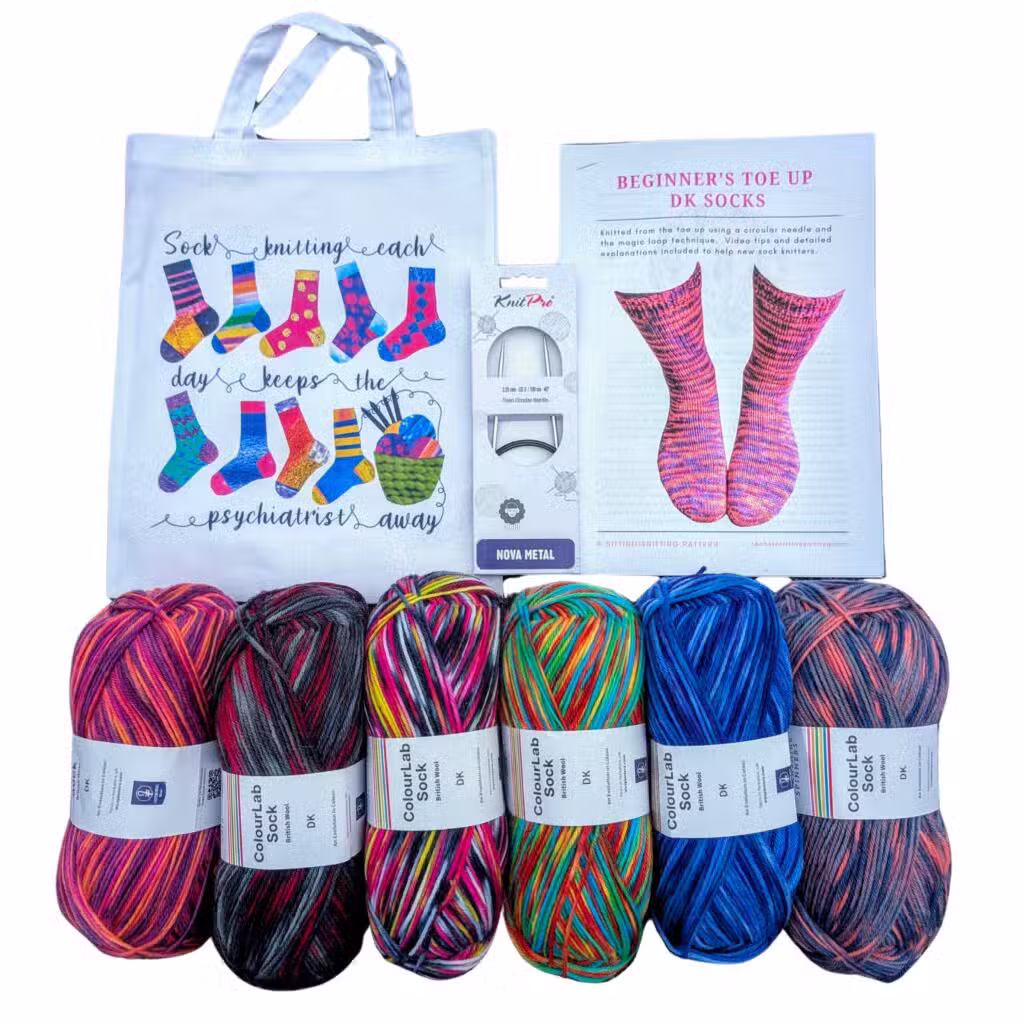 DK sock knitting cover 2