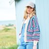 Stylecraft Patterns - 9965 Ladies Crochet Granny Hexagon Cardigans